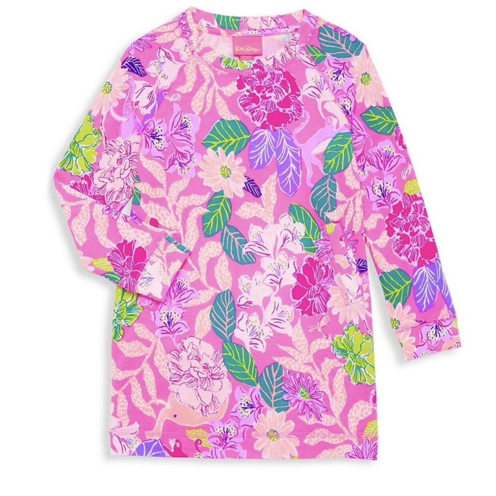 Lilly Pulitzer Pink Isle Best of Friends Mini Beach Comber Dress, Size S…